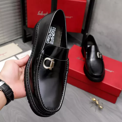Replica Salvatore Ferragamo Leather Shoes For Men #1362034 $96.00 USD for Wholesale
