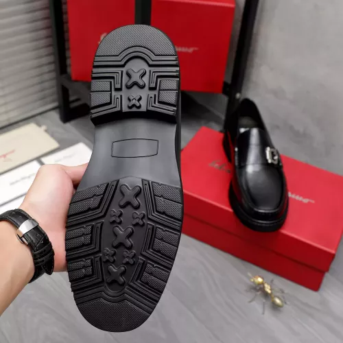 Replica Salvatore Ferragamo Leather Shoes For Men #1362034 $96.00 USD for Wholesale
