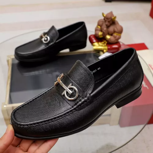 Cheap Salvatore Ferragamo Leather Shoes For Men #1362035, $$88.00 USD On Salvatore Ferragamo Leather Shoes