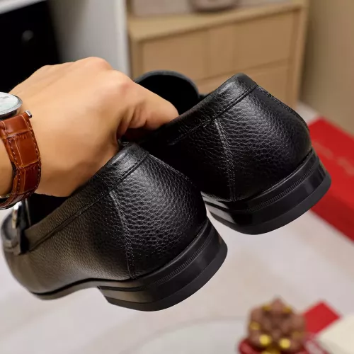 Replica Salvatore Ferragamo Leather Shoes For Men #1362037 $88.00 USD for Wholesale