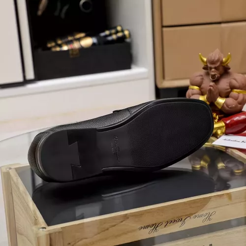 Replica Salvatore Ferragamo Leather Shoes For Men #1362037 $88.00 USD for Wholesale