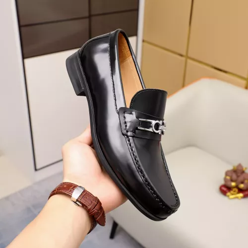 Replica Salvatore Ferragamo Leather Shoes For Men #1362039 $88.00 USD for Wholesale