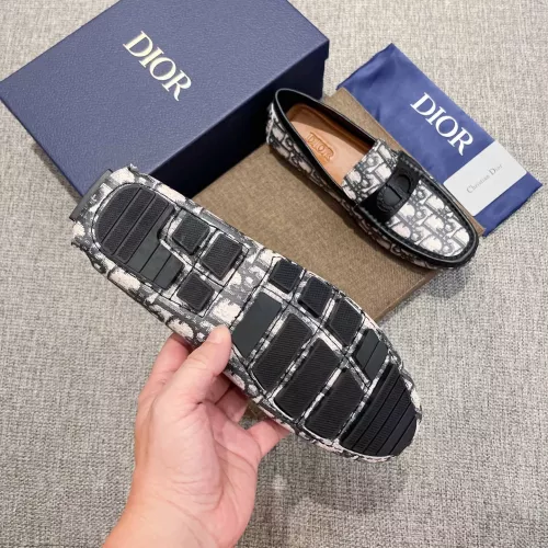 Replica Christian Dior Leather Shoes For Men #1362043 $80.00 USD for Wholesale