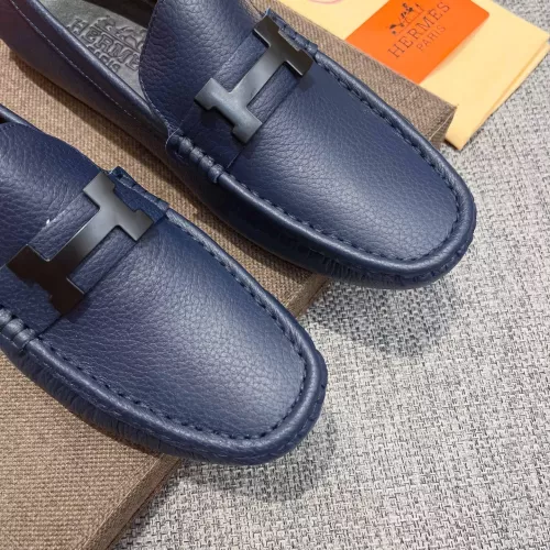 Replica Hermes Leather Shoes For Men #1362048 $85.00 USD for Wholesale