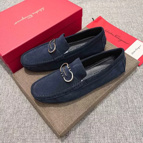 Cheap Salvatore Ferragamo Leather Shoes For Men #1362049, $$82.00 USD On Salvatore Ferragamo Leather Shoes