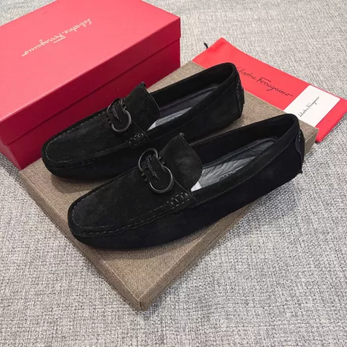 Cheap Salvatore Ferragamo Leather Shoes For Men #1362050, $$82.00 USD On Salvatore Ferragamo Leather Shoes