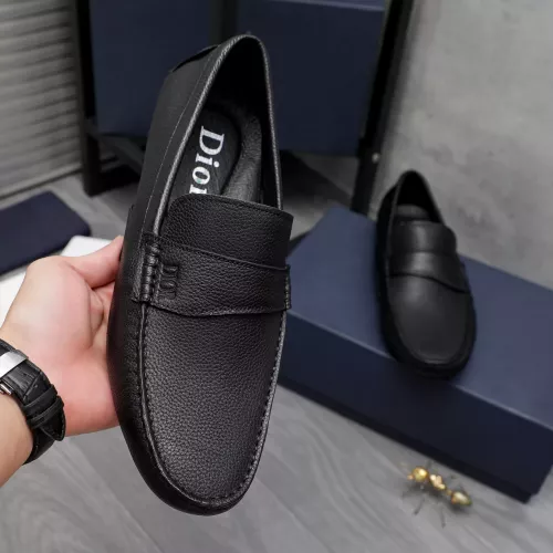 Replica Christian Dior Leather Shoes For Men #1362076 $80.00 USD for Wholesale