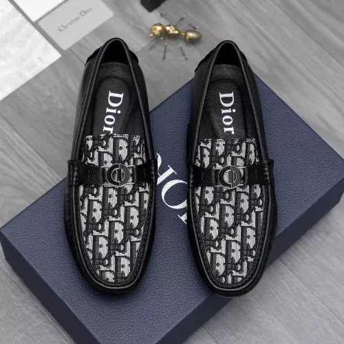 Replica Christian Dior Leather Shoes For Men #1362081 $80.00 USD for Wholesale