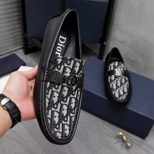 Replica Christian Dior Leather Shoes For Men #1362081 $80.00 USD for Wholesale
