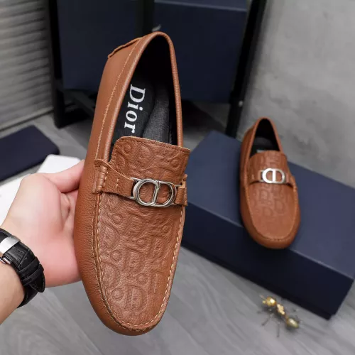Replica Christian Dior Leather Shoes For Men #1362082 $80.00 USD for Wholesale