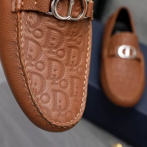 Replica Christian Dior Leather Shoes For Men #1362082 $80.00 USD for Wholesale