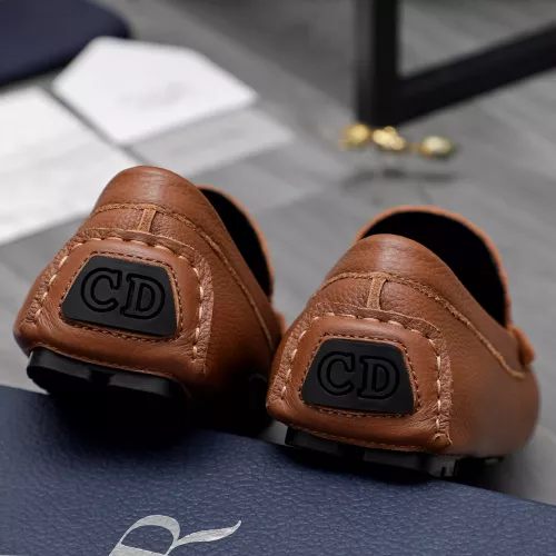Replica Christian Dior Leather Shoes For Men #1362082 $80.00 USD for Wholesale