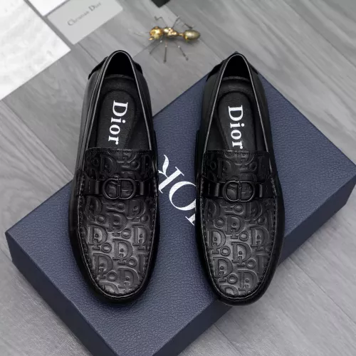 Replica Christian Dior Leather Shoes For Men #1362083 $80.00 USD for Wholesale