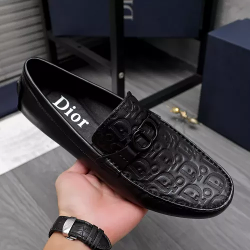Replica Christian Dior Leather Shoes For Men #1362083 $80.00 USD for Wholesale