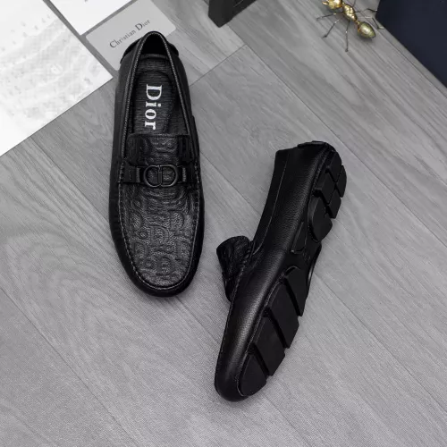 Replica Christian Dior Leather Shoes For Men #1362084 $80.00 USD for Wholesale