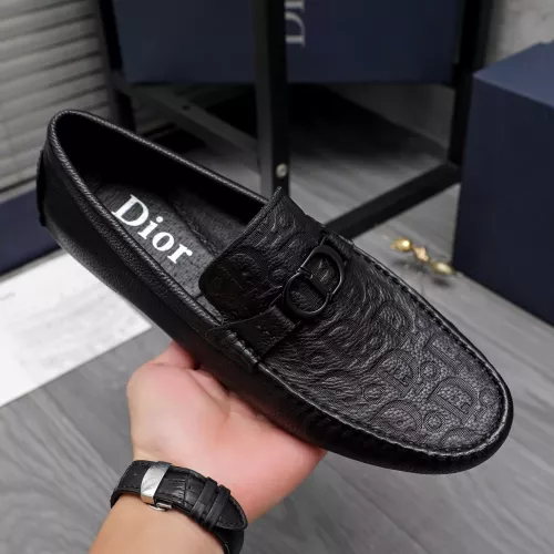 Replica Christian Dior Leather Shoes For Men #1362084 $80.00 USD for Wholesale