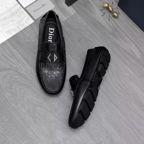 Replica Christian Dior Leather Shoes For Men #1362085 $80.00 USD for Wholesale