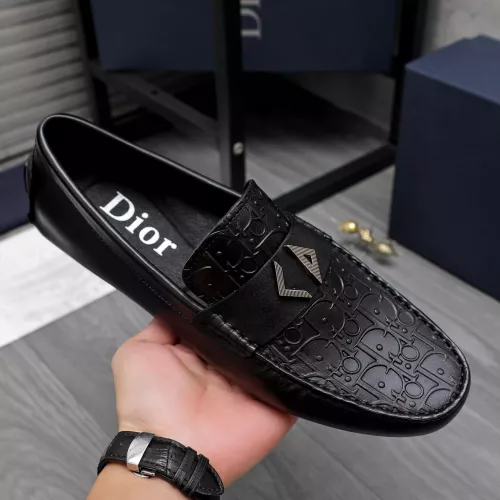 Replica Christian Dior Leather Shoes For Men #1362085 $80.00 USD for Wholesale