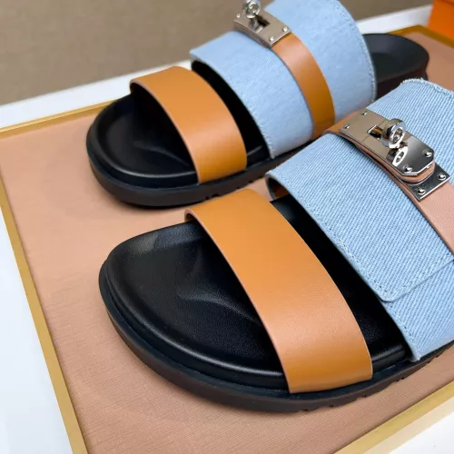 Replica Hermes Slippers For Men #1362086 $56.00 USD for Wholesale