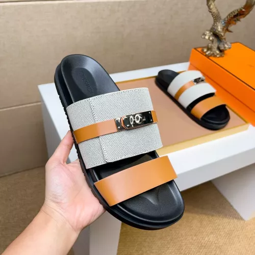 Replica Hermes Slippers For Men #1362088 $56.00 USD for Wholesale