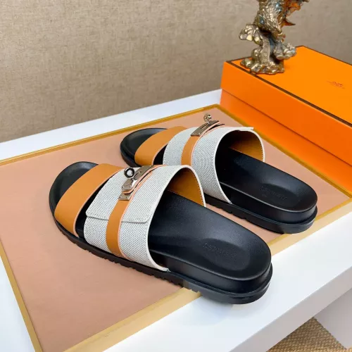 Replica Hermes Slippers For Men #1362088 $56.00 USD for Wholesale