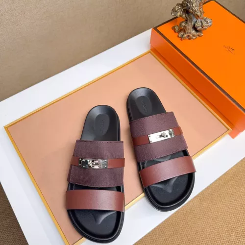 Replica Hermes Slippers For Women #1362093 $56.00 USD for Wholesale