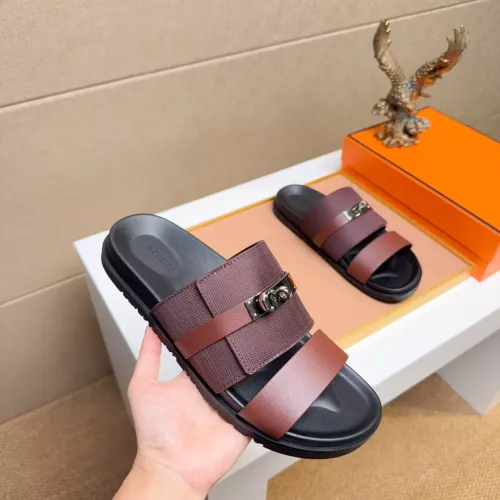 Replica Hermes Slippers For Women #1362093 $56.00 USD for Wholesale