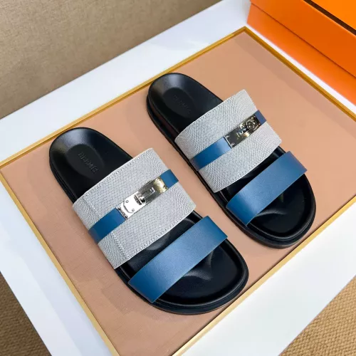 Replica Hermes Slippers For Men #1362094 $56.00 USD for Wholesale