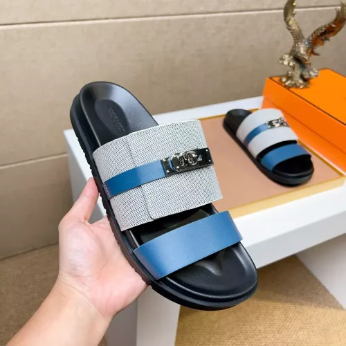 Replica Hermes Slippers For Men #1362094 $56.00 USD for Wholesale