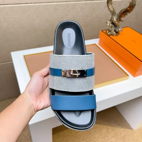 Replica Hermes Slippers For Men #1362094 $56.00 USD for Wholesale