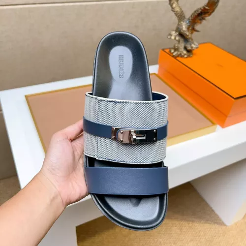 Replica Hermes Slippers For Men #1362096 $56.00 USD for Wholesale