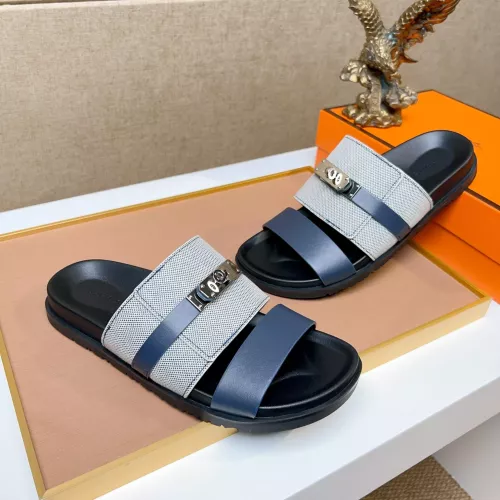Replica Hermes Slippers For Men #1362096 $56.00 USD for Wholesale