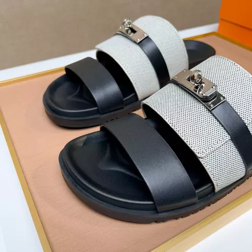 Replica Hermes Slippers For Men #1362100 $56.00 USD for Wholesale