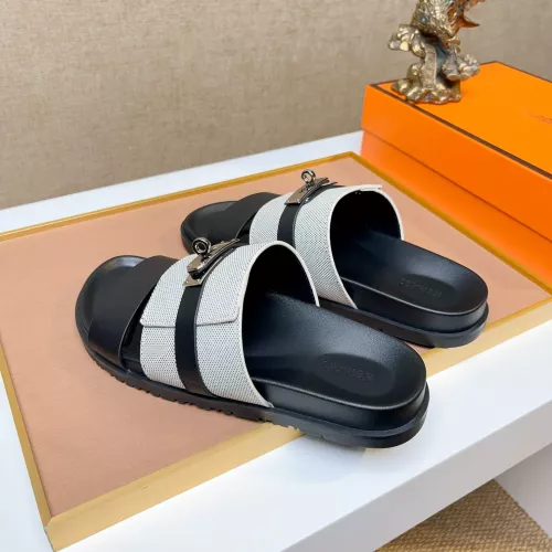 Replica Hermes Slippers For Men #1362100 $56.00 USD for Wholesale
