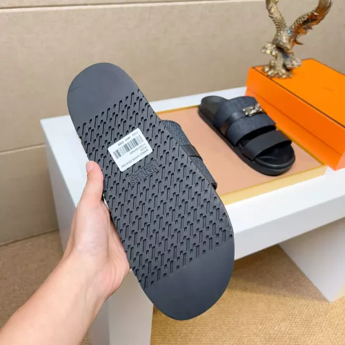 Replica Hermes Slippers For Men #1362102 $56.00 USD for Wholesale