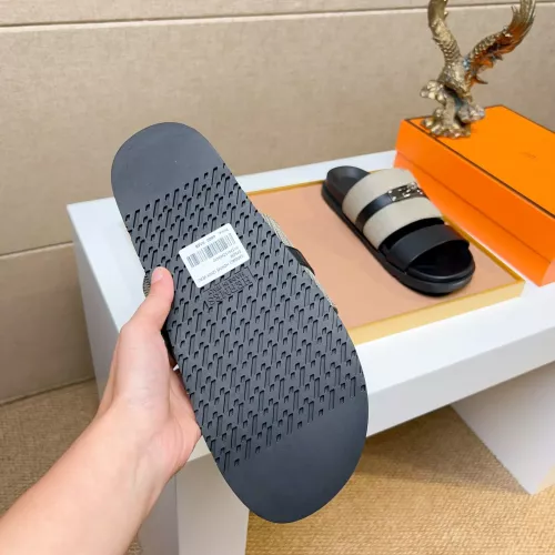 Replica Hermes Slippers For Men #1362108 $56.00 USD for Wholesale
