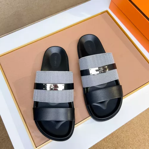 Replica Hermes Slippers For Men #1362110 $56.00 USD for Wholesale