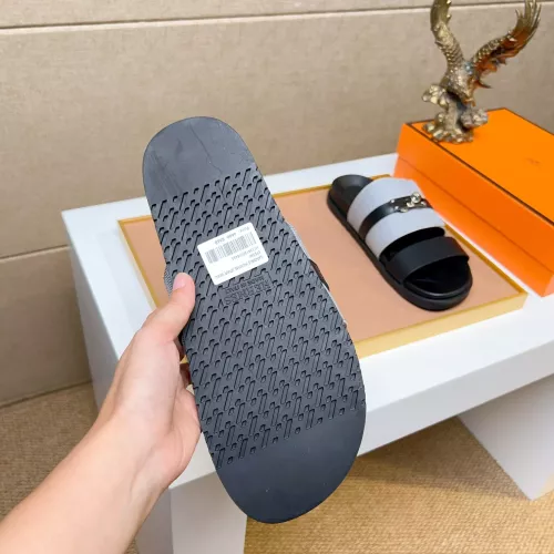 Replica Hermes Slippers For Men #1362110 $56.00 USD for Wholesale