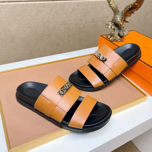 Replica Hermes Slippers For Men #1362114 $56.00 USD for Wholesale