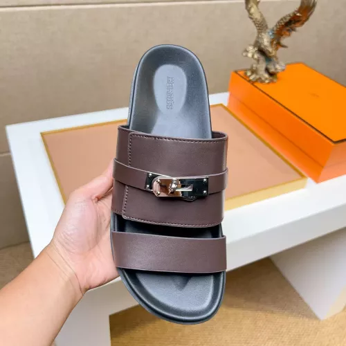 Replica Hermes Slippers For Women #1362117 $56.00 USD for Wholesale