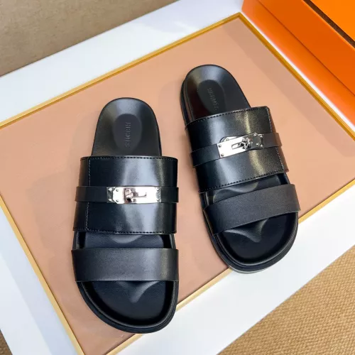Replica Hermes Slippers For Men #1362118 $56.00 USD for Wholesale
