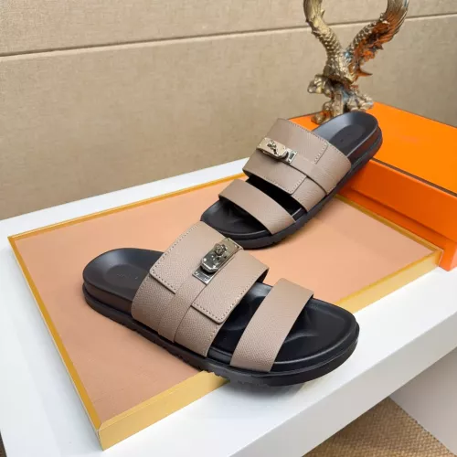 Replica Hermes Slippers For Men #1362120 $56.00 USD for Wholesale