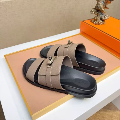 Replica Hermes Slippers For Men #1362120 $56.00 USD for Wholesale