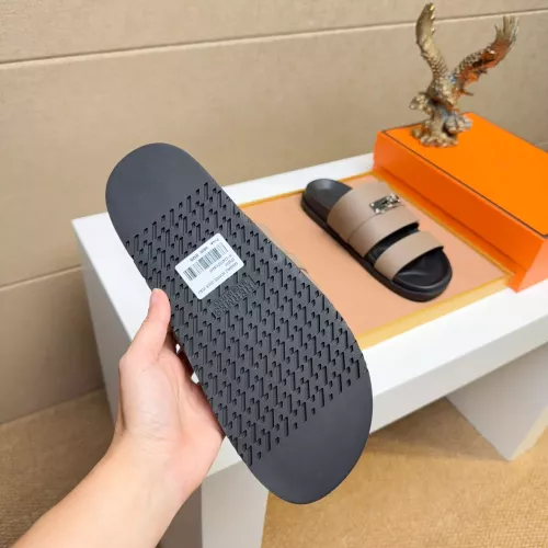 Replica Hermes Slippers For Men #1362120 $56.00 USD for Wholesale