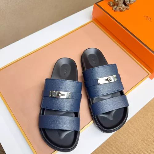 Replica Hermes Slippers For Men #1362124 $56.00 USD for Wholesale
