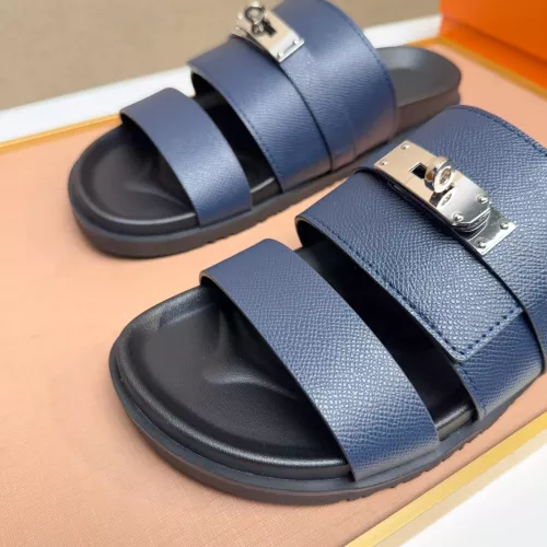 Replica Hermes Slippers For Men #1362124 $56.00 USD for Wholesale