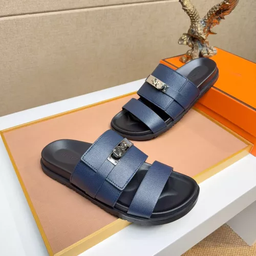 Replica Hermes Slippers For Men #1362124 $56.00 USD for Wholesale