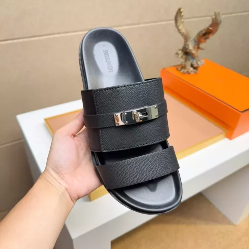 Replica Hermes Slippers For Men #1362126 $56.00 USD for Wholesale