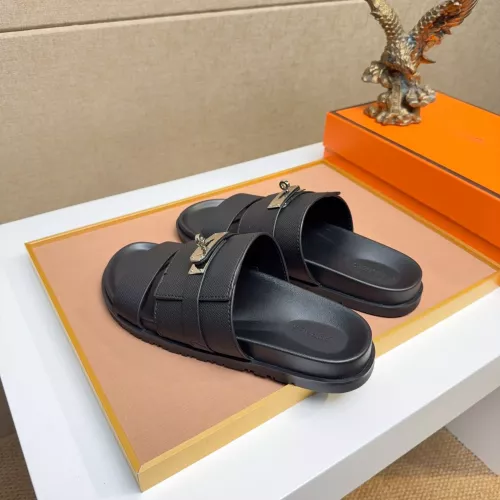 Replica Hermes Slippers For Men #1362126 $56.00 USD for Wholesale