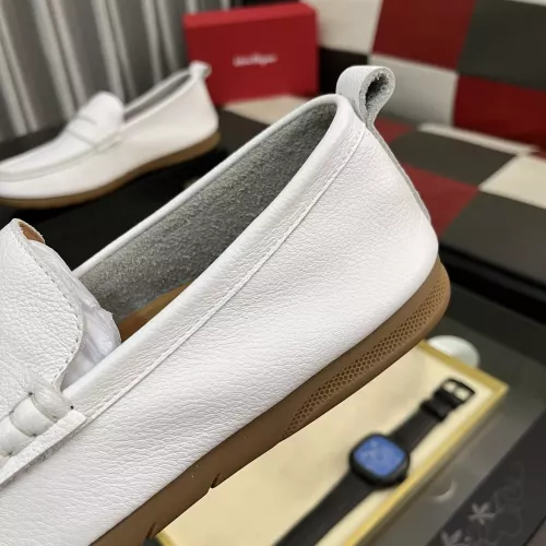 Replica Salvatore Ferragamo Leather Shoes For Men #1362167 $92.00 USD for Wholesale